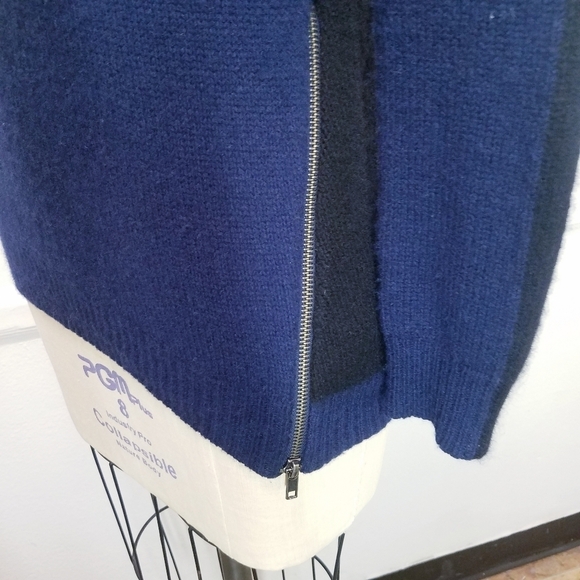 🌸 360 Sweater | 100% Cashmere Color Block Sweater S - Picture 12 of 12